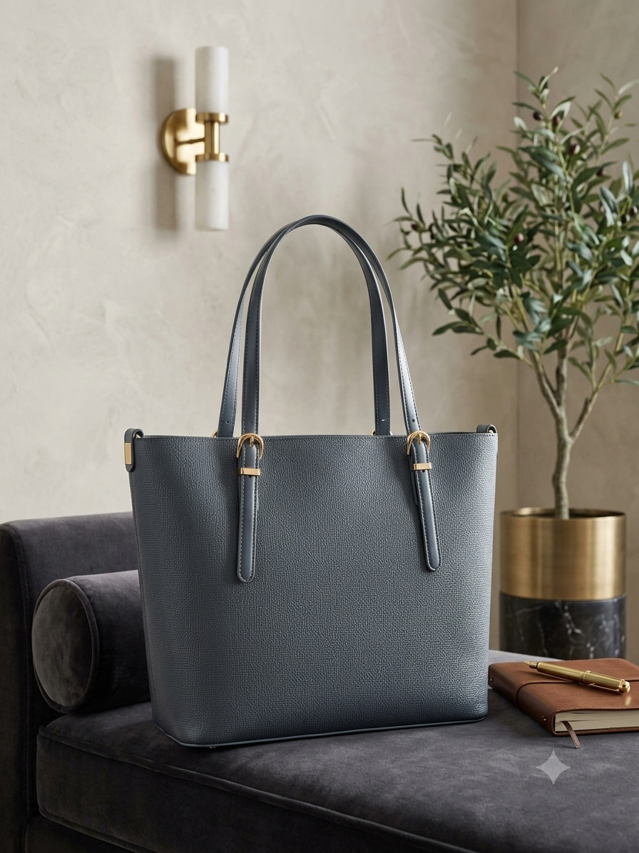 The Signature Saffiano Structured Tote